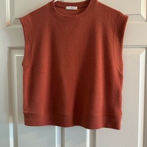 Tres Bien Terracotta Sleeveless Muscle Tee
